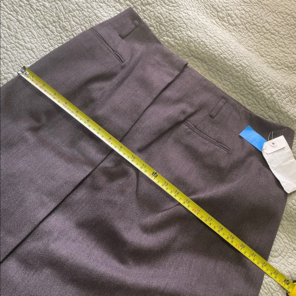 High waisted, herringbone, pencil skirt - Picture 7 of 9